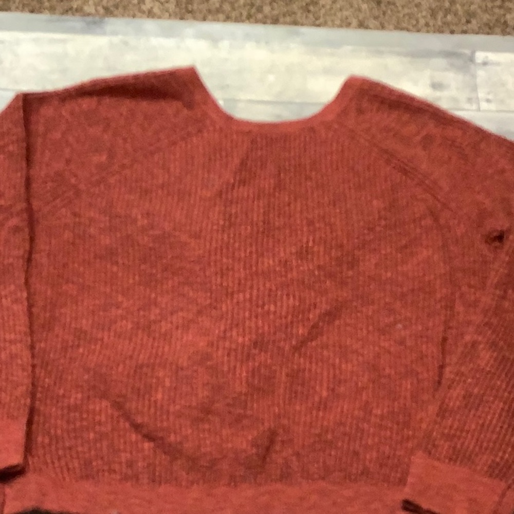 AERIE Women's Knit Sweater Mock Neck Size L